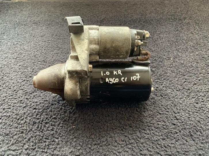 startmotor citroen C1 , Peugeot 107 , toyota aygo 1.0 benzin, Auto-onderdelen, Motor en Toebehoren, Citroën, Peugeot, Toyota, Gebruikt