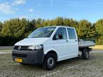 VW Transporter DC open laadbak pick up 2.0 TDI 75KW 2013, Auto's, Bestelauto's, Stof, Beige, 4 cilinders, Volkswagen