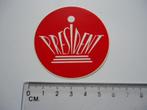 sticker President kroon logo retro rood bakkie 27mc ? 27 mc, Verzamelen, Overige typen, Zo goed als nieuw, Verzenden