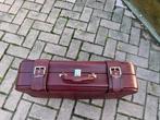 Vintage leren koffer bordeaux rood. 65,5 x 40 x 15,5, Ophalen, Gebruikt, 50 tot 60 cm, Slot