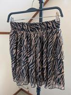 Zebraprint rok S, Zwart, Ophalen of Verzenden, Driekwart, Maat 36 (S)