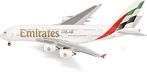 Herpa vliegtuigmodel Emirates Airbus A380,  verzamelobject, Overige merken, 1:200 of kleiner, Nieuw, Ophalen of Verzenden