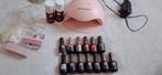 Pink Gellac Set Compleet, Ophalen of Verzenden, Zo goed als nieuw, Overige kleuren, Handen en Nagels