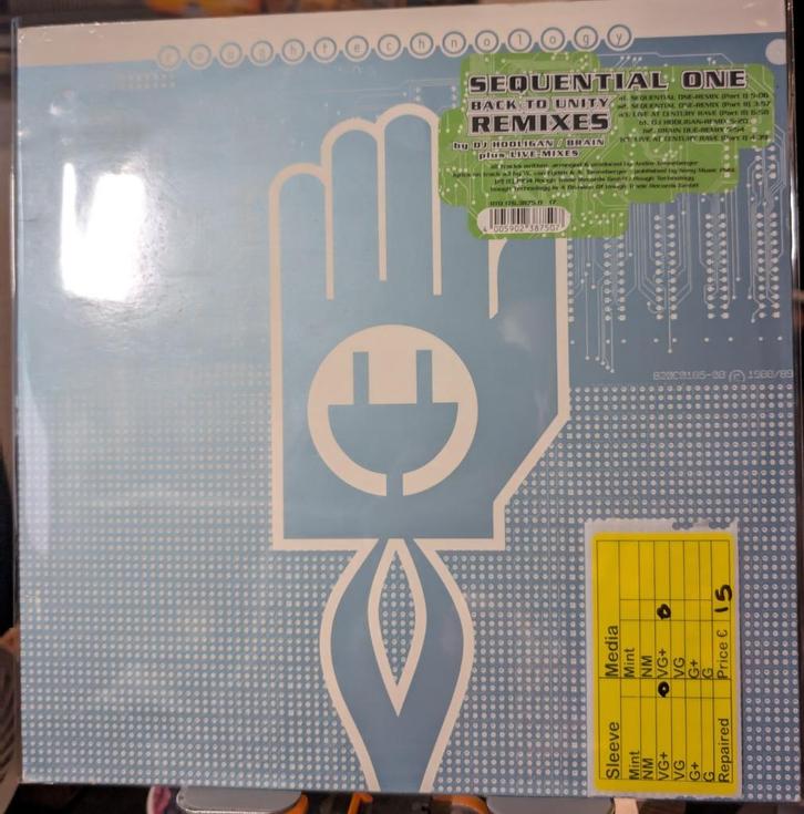 Sequential One – Back To Unity (Remixes), Cd's en Dvd's, Vinyl | Dance en House, Gebruikt, Techno of Trance, 12 inch, Ophalen of Verzenden
