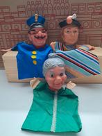 Nostalgische, vintage handpoppen voor de poppenkast,, Ophalen of Verzenden, Gebruikt