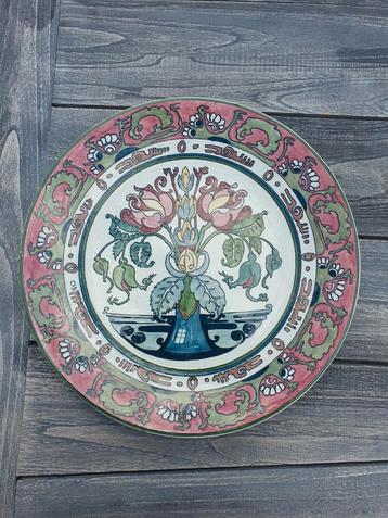 Antiek Wandbord - 33 cm beschikbaar voor biedingen