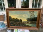 schilderij landelijk tafereel, Antiek en Kunst, Ophalen