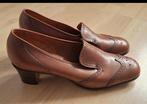 BROGUES-LOAFERS ALLES LEER-CHESTNUT/COGNAC MAAT 41-42, Ophalen, Nieuw, Bruin, Instappers
