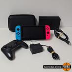 Nintendo Switch 32 Red/Blue + Pro Controller / Gebruikt, Spelcomputers en Games, Gebruikt