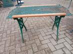 Gietijzeren tuintafel, Ophalen