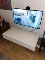 Witte design TV meubel, tv tafel, dressoir, hoogglans wit, Ophalen of Verzenden, Zo goed als nieuw, 25 tot 50 cm, Minder dan 100 cm
