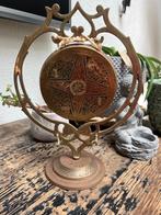Indiase oude vintage tafel gong brons India Brass Oude India, Antiek en Kunst, Ophalen of Verzenden, Brons