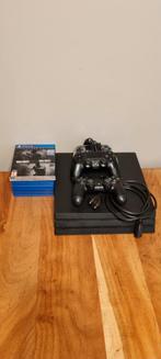 PlayStation 4 pro; 3 controllers + 6 spellen 1TB, Spelcomputers en Games, Spelcomputers | Sony PlayStation 4, Ophalen of Verzenden