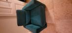 Heerlijke fauteuil turquoise, Huis en Inrichting, Fauteuils, Ophalen, Gebruikt, 75 tot 100 cm, Stof
