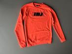 Trui Indian Blue Jeans mt 12 neon oranje sweater mt 152 IBJ, Trui of Vest, Ophalen of Verzenden, Zo goed als nieuw, IBJ Indian Blue Jeans