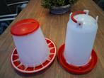 Drinkbak en voersilo, Dieren en Toebehoren, Pluimvee | Toebehoren, Ophalen, Zo goed als nieuw, Drinken en Voederen