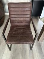 4 of 8 eetkamerstoelen met Gispen poot, Huis en Inrichting, Stoelen, Ophalen, Bruin, Zo goed als nieuw, Vijf, Zes of meer stoelen