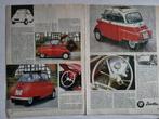 Poster en artikel over de BMW Isetta, Gelezen, BMW, Ophalen of Verzenden