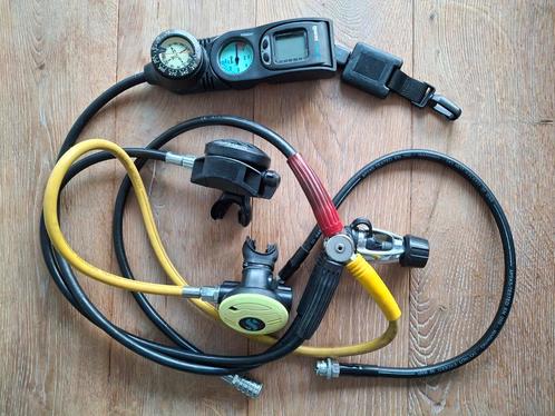 Duiksport, automatenset met 2-voudige console, Watersport en Boten, Duiken, Gebruikt, Ophalen of Verzenden