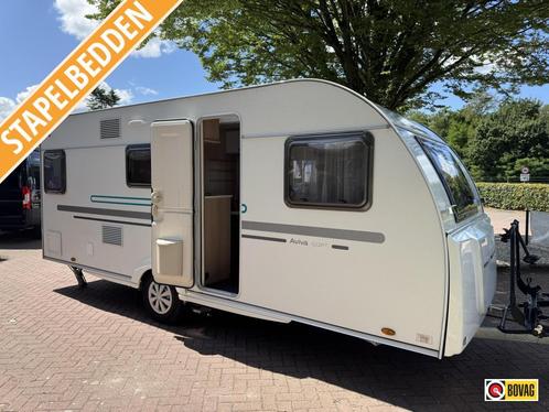 Adria Aviva 522 PT Mover,Voortent!, Caravans en Kamperen, Caravans, Bedrijf, tot en met 6, 1000 - 1250 kg, Treinzit, Adria, Dwarsbed