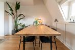 Robuuste eikenhouten eettafel 220/105, Huis en Inrichting, Ophalen, 100 tot 150 cm, Eikenhout, 200 cm of meer