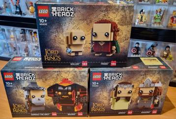 LEGO Brickheadz Lord of the Rings 40630 / 40631 / 40632 beschikbaar voor biedingen
