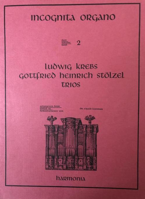 Incognita Organo 2 (trio's van Krebs en Stölzel), Muziek en Instrumenten, Bladmuziek, Zo goed als nieuw, Artiest of Componist