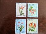 VIETNAM 1989; serie BLOEMEN, Verzenden, Gestempeld, Dier of Natuur