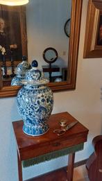 Chinese dekselvaas, dekselpot, gemberpot , 50 cm hoog., Ophalen, Overige kleuren, 50 tot 75 cm, Glas