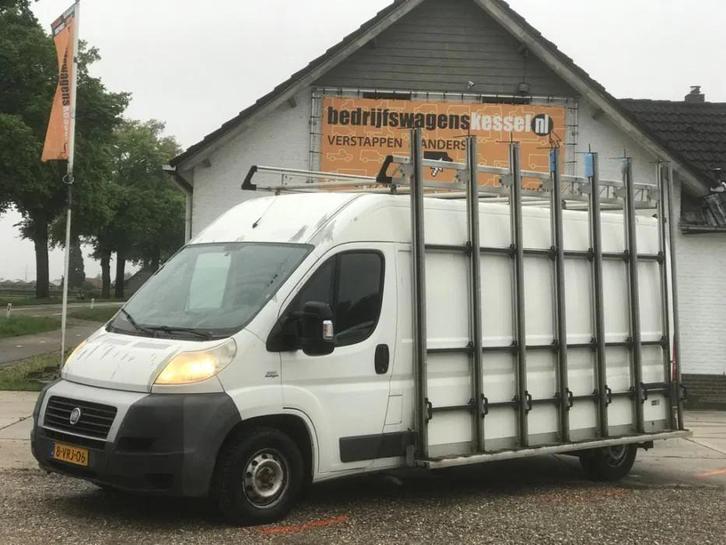 Fiat Ducato 33 2.3 MJ DPF Euro 5 Glastransporter L3H2 Glasre, Auto's, Bestelauto's, Bedrijf, Te koop, ABS, Airconditioning, Bluetooth