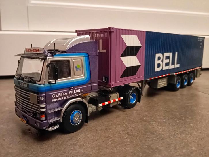 Tekno Scania 142M de Wilde, Hobby en Vrije tijd, Modelauto's | 1:50, Nieuw, Bus of Vrachtwagen, Tekno, Ophalen of Verzenden