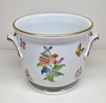 Herend Hongarije Queen Victoria VBO decor cachepot, no1. beschikbaar voor biedingen