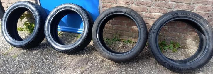 4x 225 45 18 zo goed als nieuw 2x Michelin 2x Bridgestone, Auto-onderdelen, Banden en Velgen, Band(en), Zomerbanden, 18 inch, 225 mm