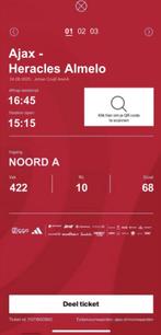 Ajax Heracles 3x Vak 422, Losse kaart, Drie personen of meer, Augustus