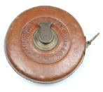 Dean (Londen) Lederen Meetlint - 50ft, Antiek en Kunst, Antiek | Gereedschap en Instrumenten, Ophalen of Verzenden