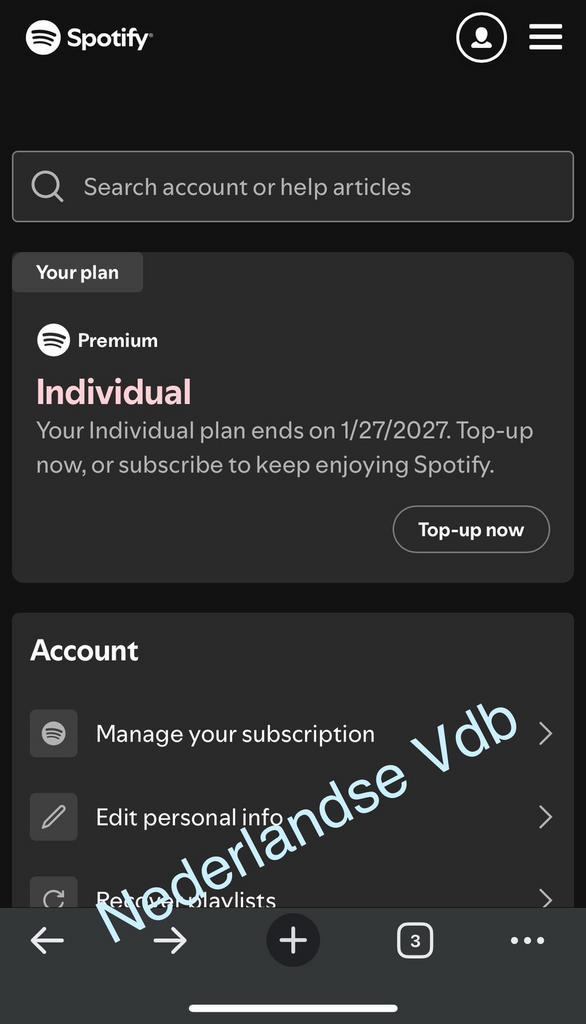 Goedkoop Spotify 1/3/6/12 maanden!, Tickets en Kaartjes, Evenementen en Festivals, Drie personen of meer, Meerdaags
