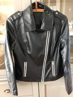 Biker jas pu leer zwart Promiss maat M Nieuw, Maat 38/40 (M), Promiss, Zwart, Nieuw