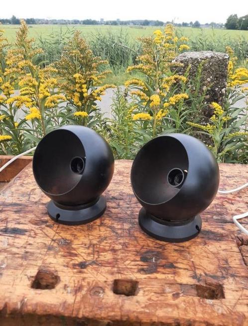 Vintage Magneet Bollamp - (Deens / Space age), Huis en Inrichting, Lampen | Tafellampen, Zo goed als nieuw, Minder dan 50 cm, Ophalen of Verzenden