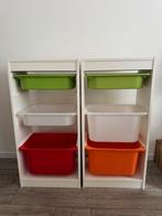 Ikea trofast kast 2 stuks met 6 bakken, Kinderen en Baby's, Ophalen, Gebruikt, Minder dan 50 cm, 90 tot 105 cm