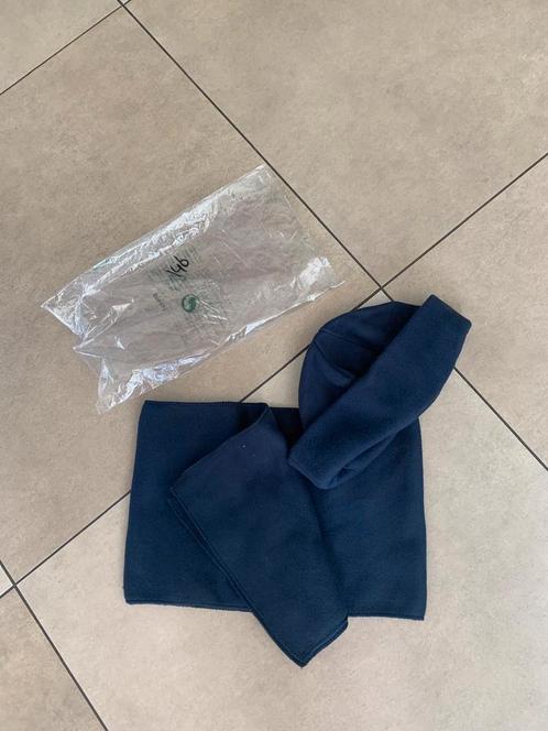Muts en sjaal donkerblauw voor de winter, Kleding | Heren, Mutsen, Sjaals en Handschoenen, Nieuw, Muts, Overige maten, Ophalen of Verzenden