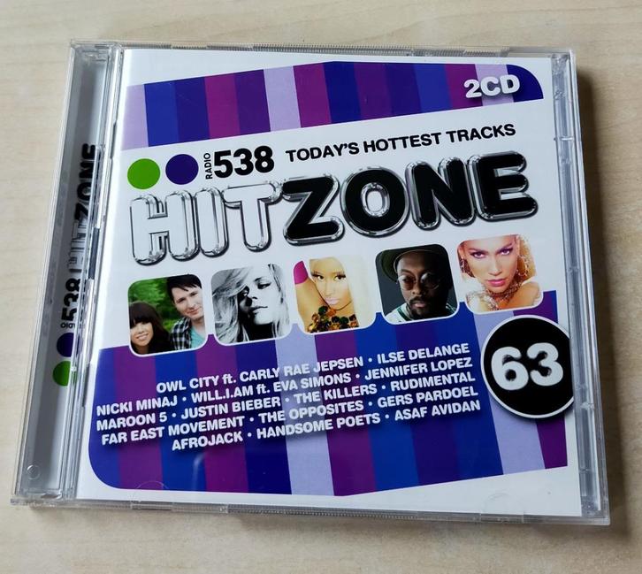 Hitzone 63 2CD Radio 538, Cd's en Dvd's, Cd's | Verzamelalbums, Zo goed als nieuw, Dance, Ophalen of Verzenden