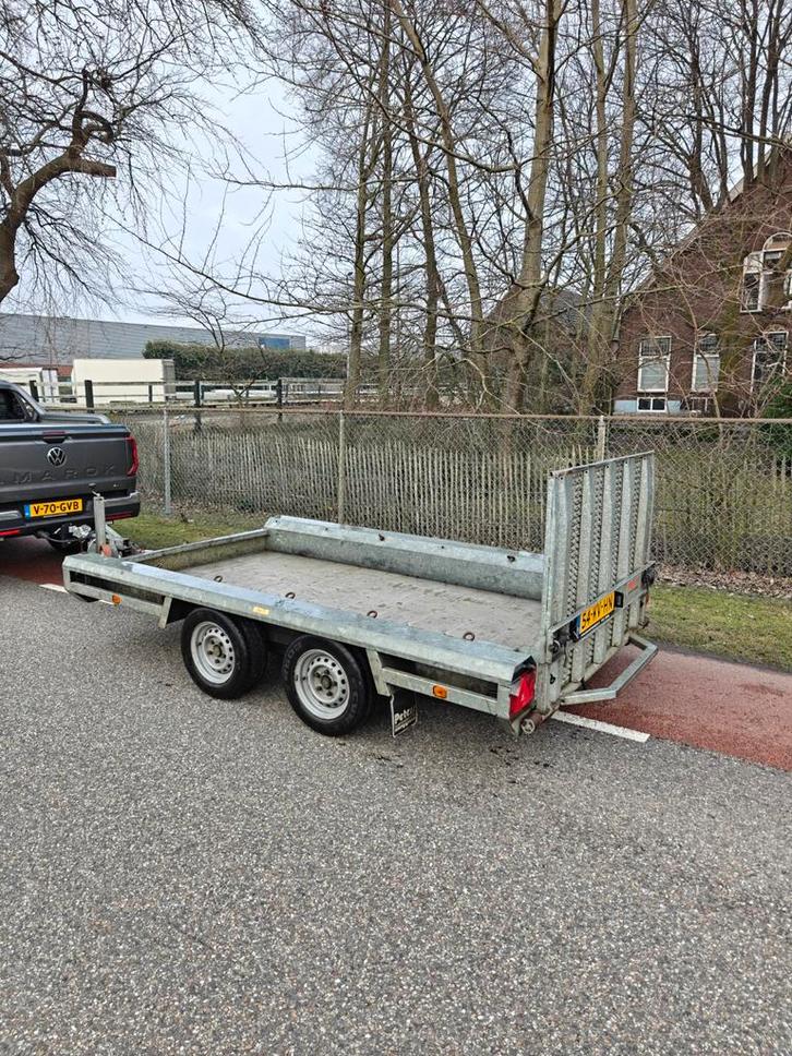 Hulco machine transporter aanhanger, Auto diversen, Aanhangers en Bagagewagens, Gebruikt, Ophalen of Verzenden