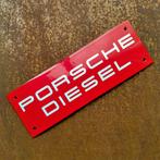 Emaille Schild PORSCHE DIESEL Dealer Bord Reclamebord Bordje, Verzamelen, Merken en Reclamevoorwerpen, Verzenden, Gebruikt, Reclamebord