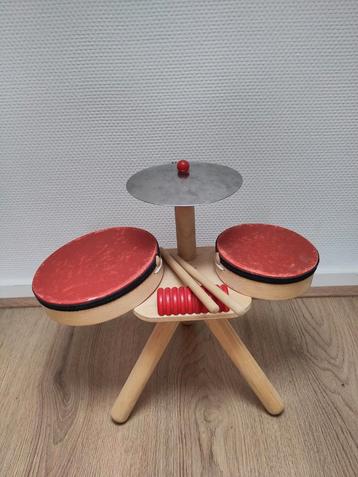 PlanToys Drumstel - Muziek voor Kinderen beschikbaar voor biedingen