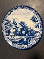 Delfts blauw wandbord van Chemkefa De herfst, Ophalen of Verzenden