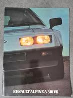 Brochure Renault Alpine A 310, Boeken, Auto's | Folders en Tijdschriften, Gelezen, Ophalen of Verzenden, Renault