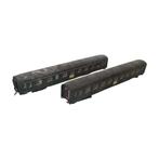2 Oude Franse houten treinwagons SNCF HO, Ophalen of Verzenden