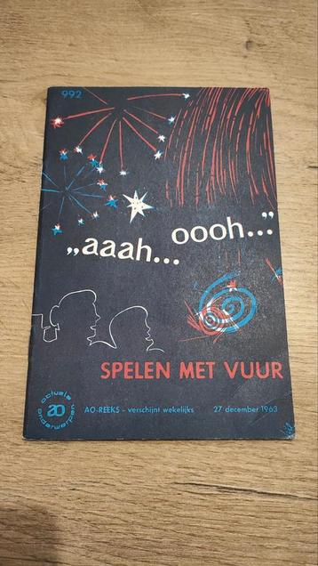 Vuurwerk boekje uit 1963 beschikbaar voor biedingen