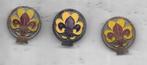 3 EMAILE SCOUTING UIT 1 SERIE MET PENNETJES ACHTERZIJDE, Verzenden, Gebruikt, Merk, Speldje of Pin