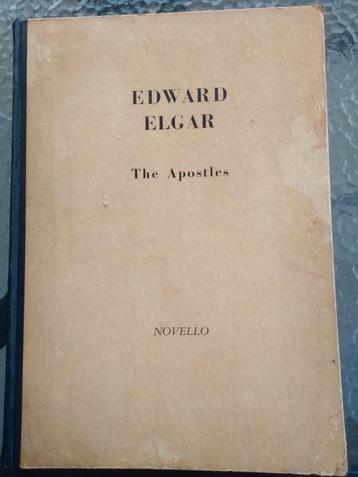 Edward Elgar The Apostles. Oud boek A3 formaat, 1902-3 beschikbaar voor biedingen